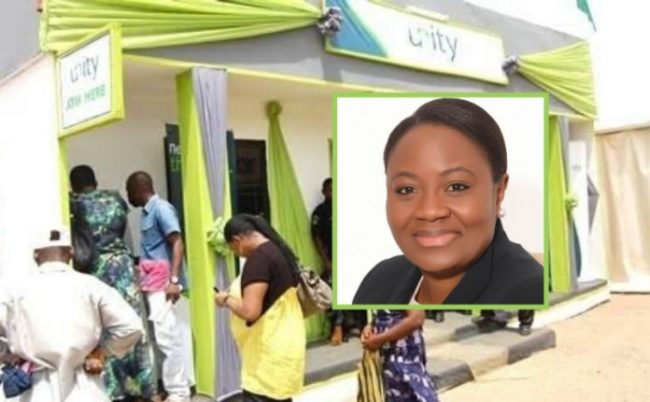 Unity Bank CEO, Mrs. Oluwatomi Somefun