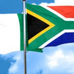 Nigeria and South Africa Flags