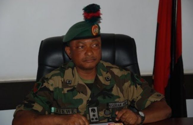 Major Gen. Emmanuel Atewe