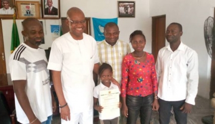 Council Boss Fulfils Promise, Award Scholarship To ‘Little Success’