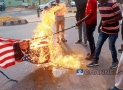 Shiites Protest Soleimani Killing In Abuja, Burn US Flag