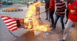 Shiites Protest Soleimani Killing In Abuja, Burn US Flag