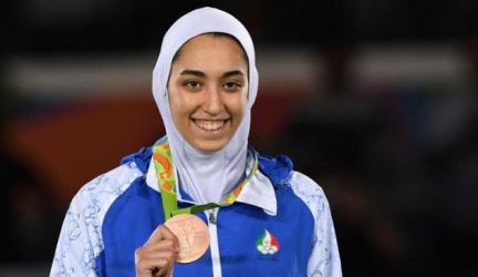 Iran’s Only Female Olympic Medalist Flees From Country