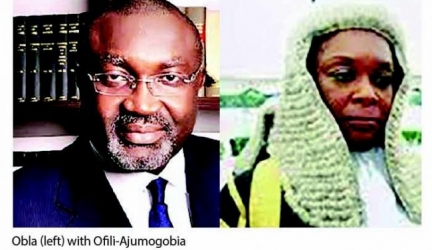 Justice Ofili-Ajumogobia’s Co-Defendant Seeks Trial Judge Disqualification