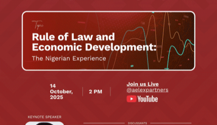 Rule Of Law Is Critical To Nigeria’s Economic Survival – AELEX