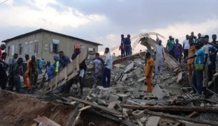 Two-Storey Building Collapses In Lagos, Rescue Operation Ongoing